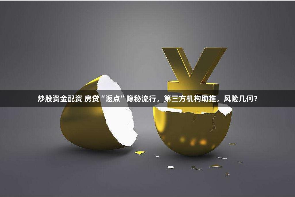 炒股资金配资 房贷“返点”隐秘流行，第三方机构助推，风险几何？