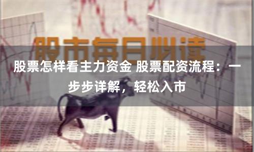 股票怎样看主力资金 股票配资流程：一步步详解，轻松入市