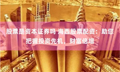 股票是资本证券吗 海西股票配资:助您把握投资先机,财富倍增