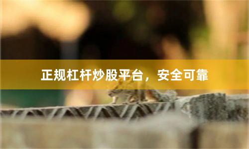 正规杠杆炒股平台，安全可靠